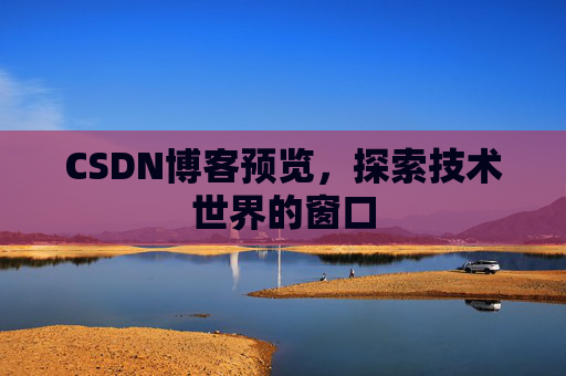 CSDN博客预览，探索技术世界的窗口